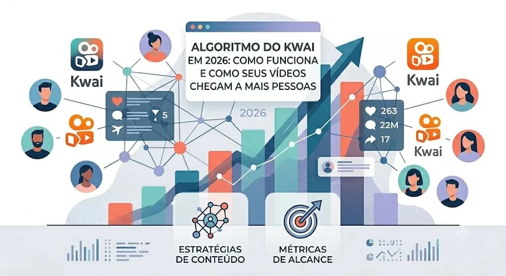 Algoritmo do Kwai em 2026: como funciona e como seus vídeos chegam a mais pessoas